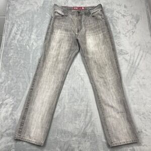 WTO2 NYC Jeans Mens 36 Gray Denim‎ Mid Rise Straight Leg 5-Pocket Design Outdoor